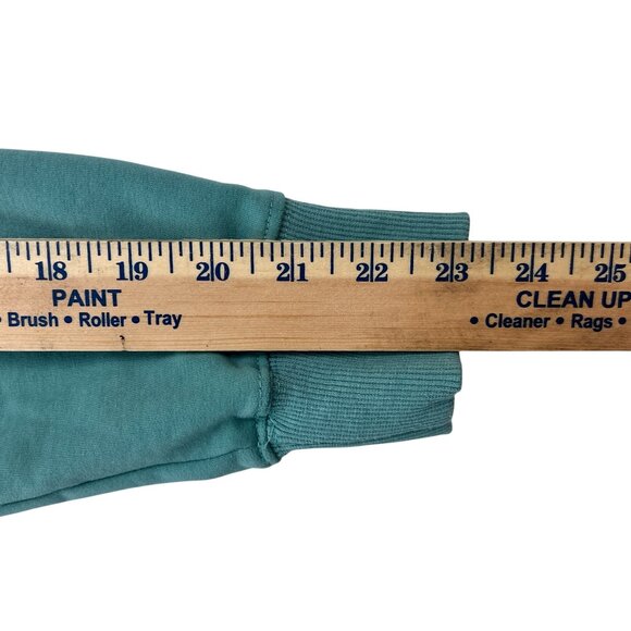 "IT'S A BEAUT CLARK" Christmas Long Sleeve Sweatshirt Teal Size M - Picture 4 of 6